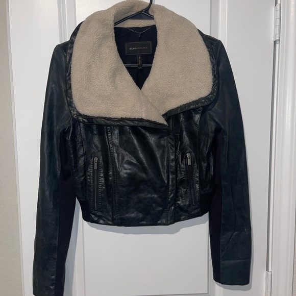 BCBGMAXAZRIA Leather Jacket M - Picture 2 of 11